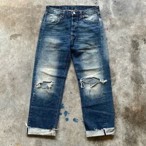 Levi's Premium LVC 501 XX Selvedge Denim Jeans BIG E Size 30X28